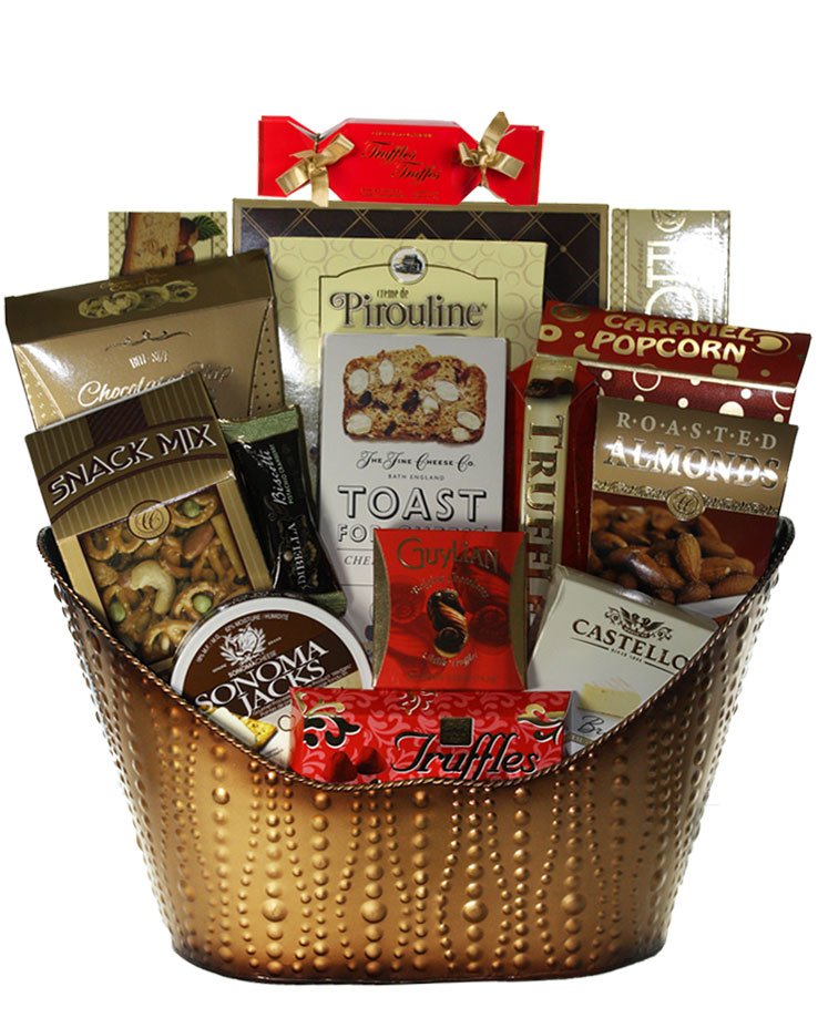 Deluxe gourmet and cheese Canada's Gift Baskets Inc.