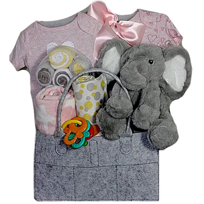 Diaper Bag Elephant Girl 1