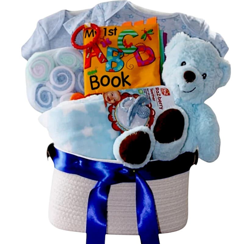 Teddy Bear Boy Basket 1 Teddy Bear Boy Basket 1
