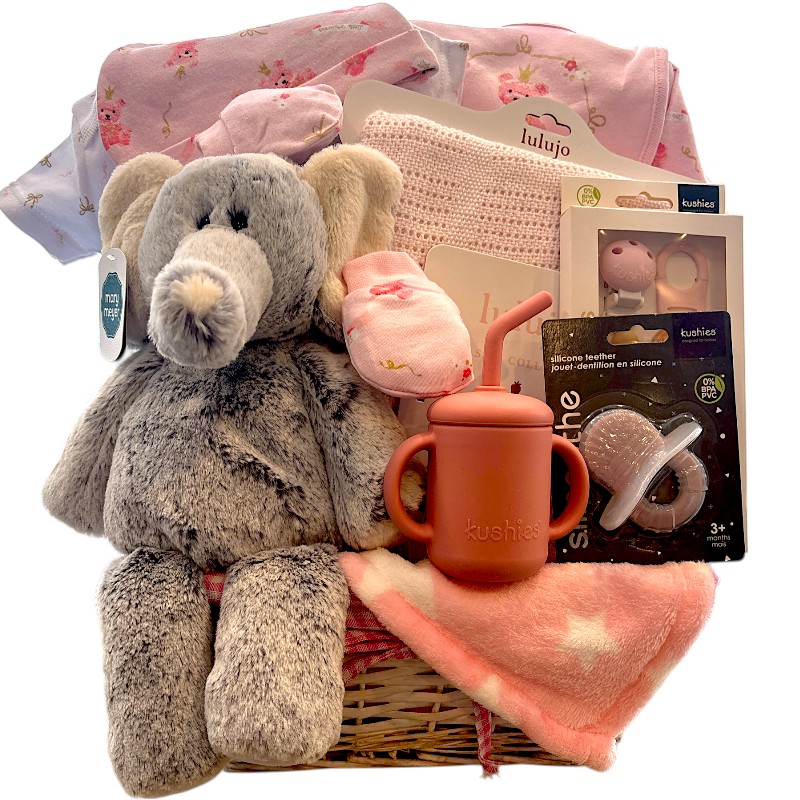 Welcome Baby Girl Elephant Welcome Baby Girl Elephant - Image 1