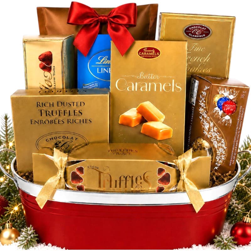 christmas Elegant Gift Basket Christmas Elegance Gift Basket